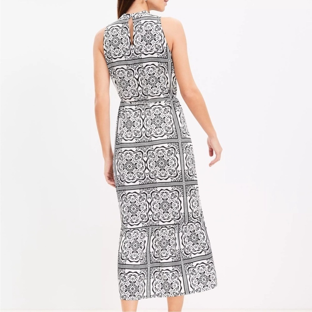 LOFT Tiered Halter Dress - Picture 3 of 7